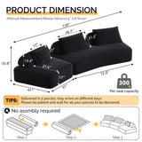 Modern Luxury Oversized Modular Sectional Sofa Set