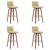 Vienna - 30" Swivel Bar Stool - Walnut Wood
