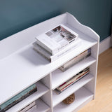Entryway Shoe Storage Bench, Nine Storage Shelves, Entryway Organizer