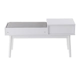 Telephone Contemporary Bench With Pull Out Drawer
