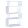 Elias - 4 Shelf Bookshelf With Zigzag Design