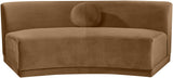 Avra - Velvet Performance Fabric Upholstered Armless Sofa