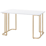 Estie - Writing Desk Same Ac00902) - White & Gold