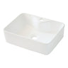 Modern Ceramic Rectangular Vessel Bathroom Sink With Sleek Design