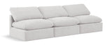 Indulge - Velvet 3 Seat Modular Armless Sofa