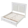 Abigale - Bed & LED Lighting And 2 Drawer Storage Footboard