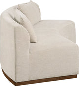 Avanti - 104" Chenille Fabric Upholstered Sofa