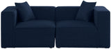Cube - Linen Modular 2 Seat Sofa