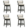 Noely - Modern Farmhouse Swivel Wood Counter Height Kitchen Bar Stool