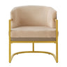 Upholstered Reading Accent Armchair For Living Room