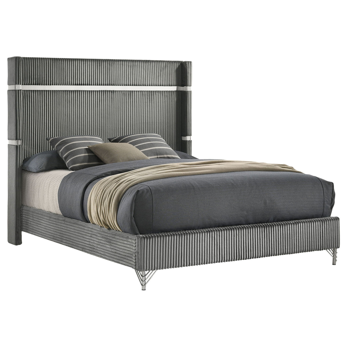 Malcolm - Wingback Bed