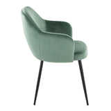 Buena - Dining Chair (Set of 2) - Black Metal Legs