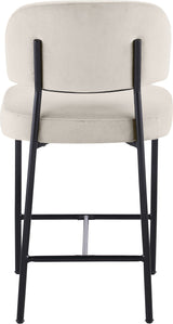 Zarelle - Performance Fabric Upholstered Counter Stool (Set of 2)