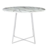 Cosmo - Dining Table - White Marble Top