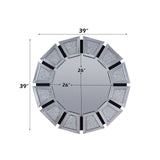 Noralie - Accent Mirror - Mirrored, Faux Diamonds