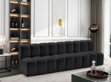 Arc - Faux Leather 3 Seats Modular Sofa
