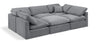 Indulge - Velvet 6 Piece Modular Sectional