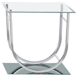 Danville - Rectangular U-Shaped Glass Top Table
