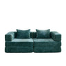 Convertible Floor Sofa Bed With Pillow Back Support Armrest