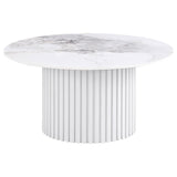 Rowena - Faux Marble Coffee Table Set
