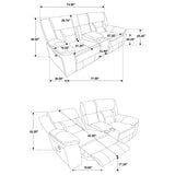 Brazelton - Pillow Top Arm Motion Living Room Set