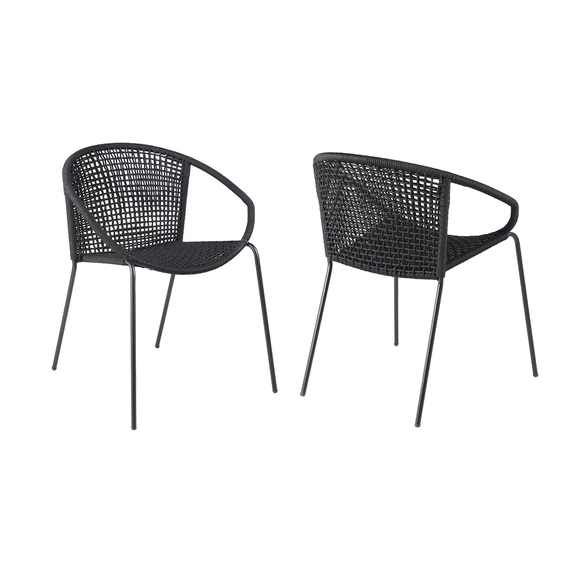 Snack - Indoor / Outdoor Stackable Steel Dining Chair