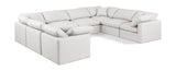 Indulge - Faux Leather 8 Piece Modular Sectional