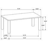 Bryant - Rectangular Dining Table - Brown Oak