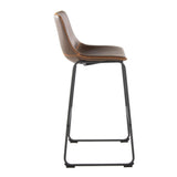 Duke - 26" Fixed-Height Stool - Black Metal