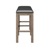 Bar Height Bench - Brown
