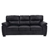 3 Seater Sofa With Padded Armrests And Triangular Leg