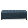 Upholstered Storage Ottoman Bench, Foot Rest For Bedroom