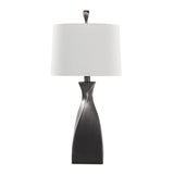 Curvo - 30" Polyresin Table Lamp (Set of 2) - Dark Gray