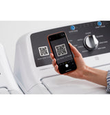 GE(R) 7.4 cu. ft. Capacity aluminized alloy drum Commercial Gas Dryer with Sensor Dry, Built-In App Payment System SITE WIFI REQUIRED - (VTD52GASRWB)