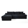 Modern L - Shaped Sectional Couch With Memory Foam