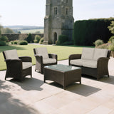 High Back Patio Chair Cushions For Garden (Set of 2)