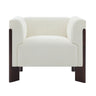 Accent Chair With Tight Back For Living Room