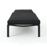 Modern Chaise Lounge With Wate Resistant Fabric Cushions