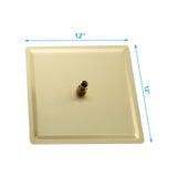 Modern 10" Square Rainfall Shower Head & Stainless Steel Wall Or Ceiling Mount Luxury Spa Shower Panel