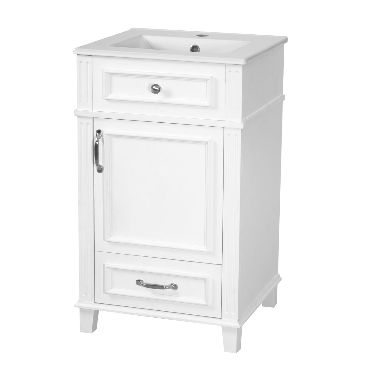 Bathroom Vanity With Sink, Drawer & Soft Closing Door