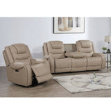 Power Motion Sofa Set With USB Ports And Adjustable Headrests