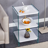 Modern 3 Layer Bedside Cabinet With Storage Function