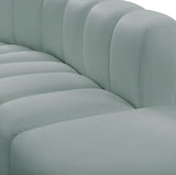 Arc - Faux Leather 6 Piece Modular Sofa