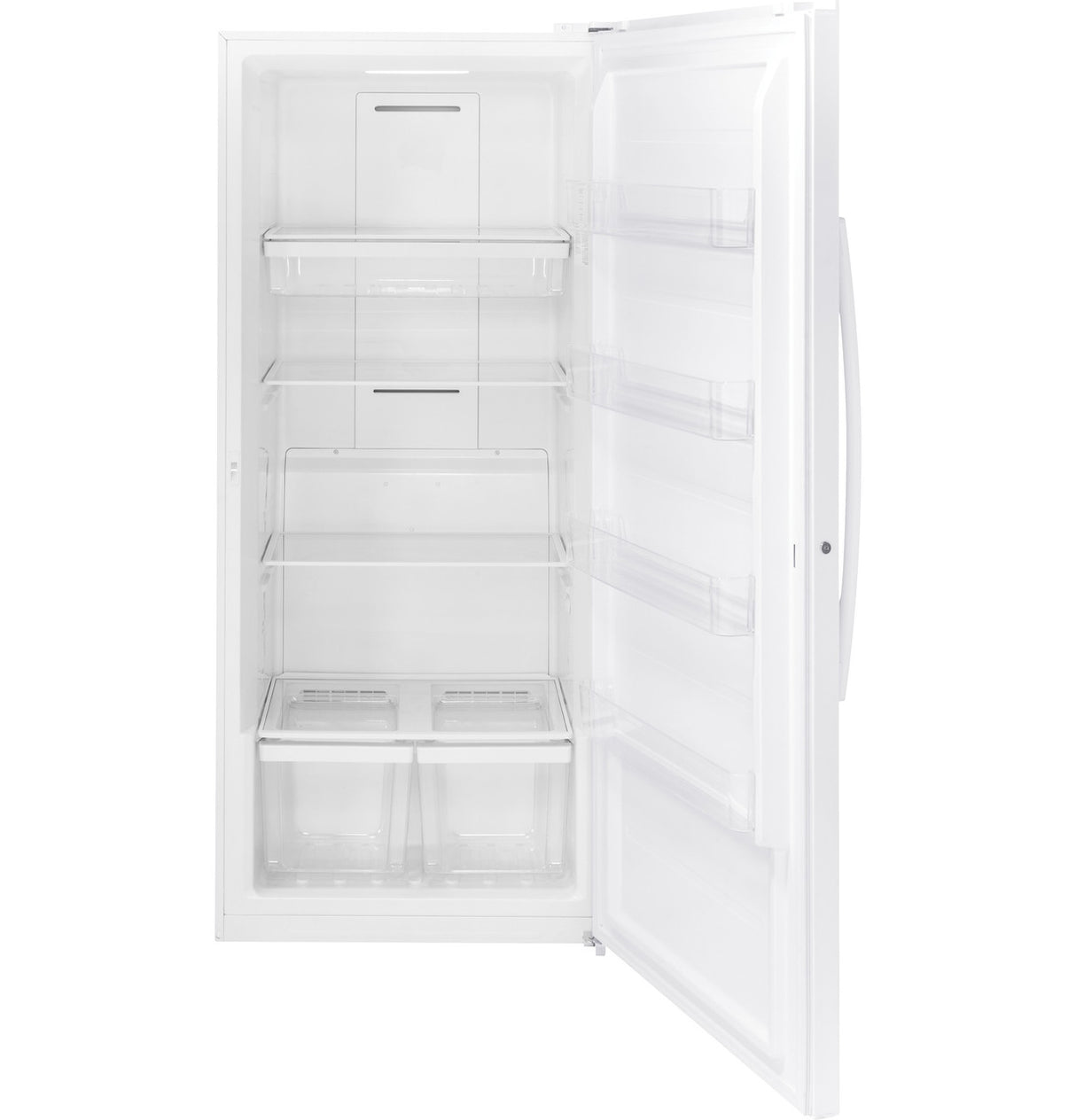 GE ENERGY STAR 21.3 cu. ft. Frost-Free Garage Ready Upright Freezer – White (FUF21DLRWW)