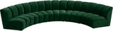 Infinity - 5 Piece Velvet Modular Sectional