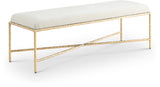 Valley - Bench With Gold Frame