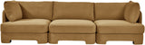 Hammond - Velvet Performance Fabric Upholstered 3 Piece Sofa