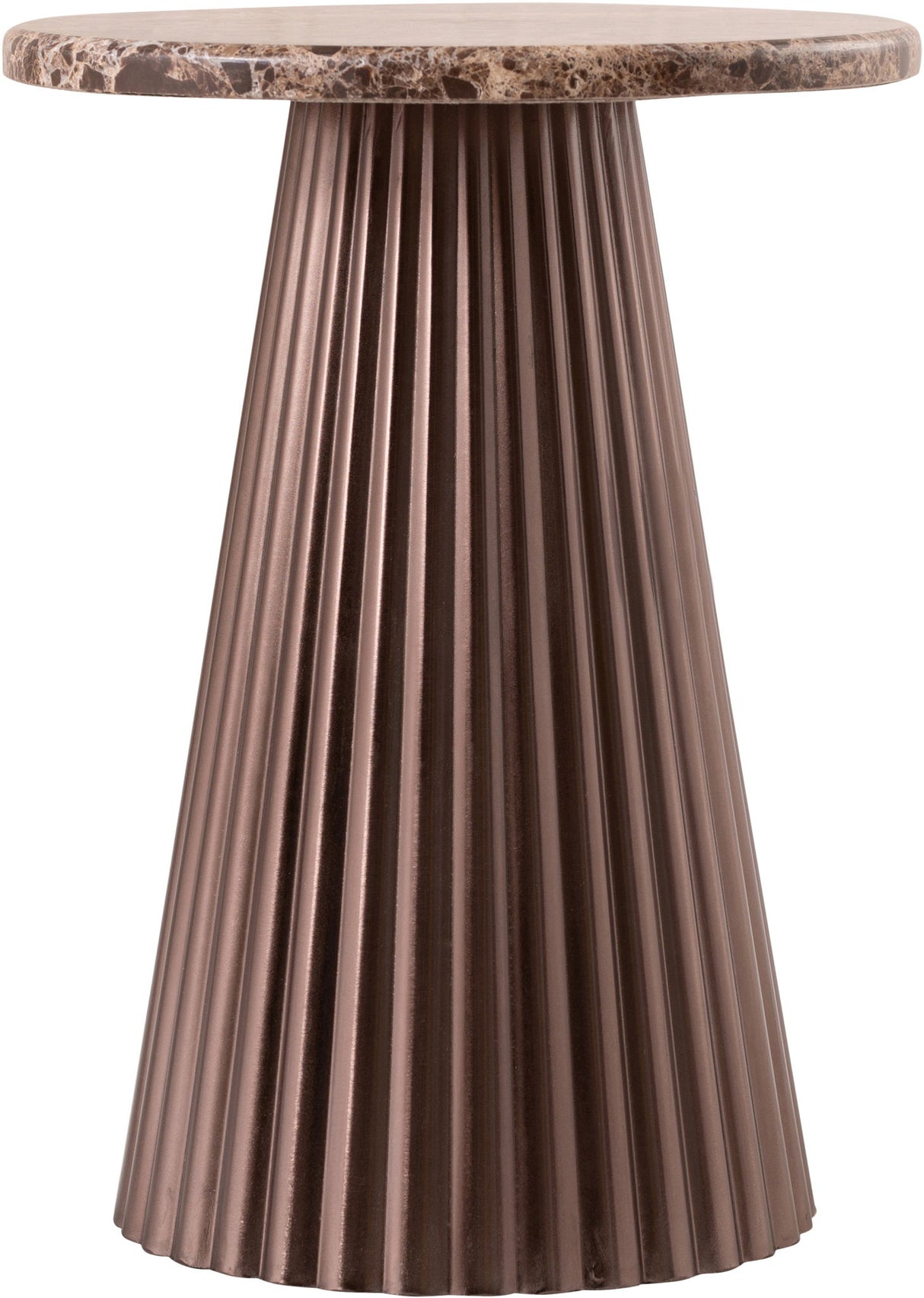 Cindra - Genuine Marble Top And Iron Base Table