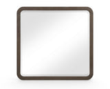 Morino - Oak Veneer And Solid Wood Mirror - Brown