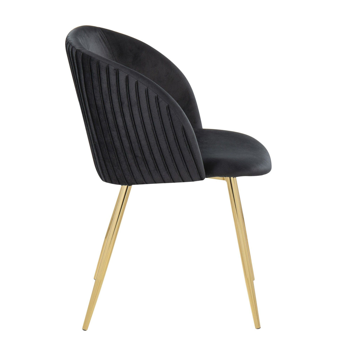 Luna - Pleated Contemporary Chair (Set of 2)